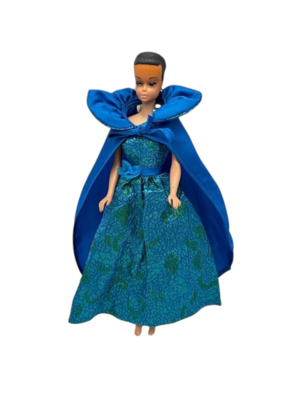 Barbie Fashion Oscar de la Renta Vintage Costume‎ Green Blue 1984 Outfit Only